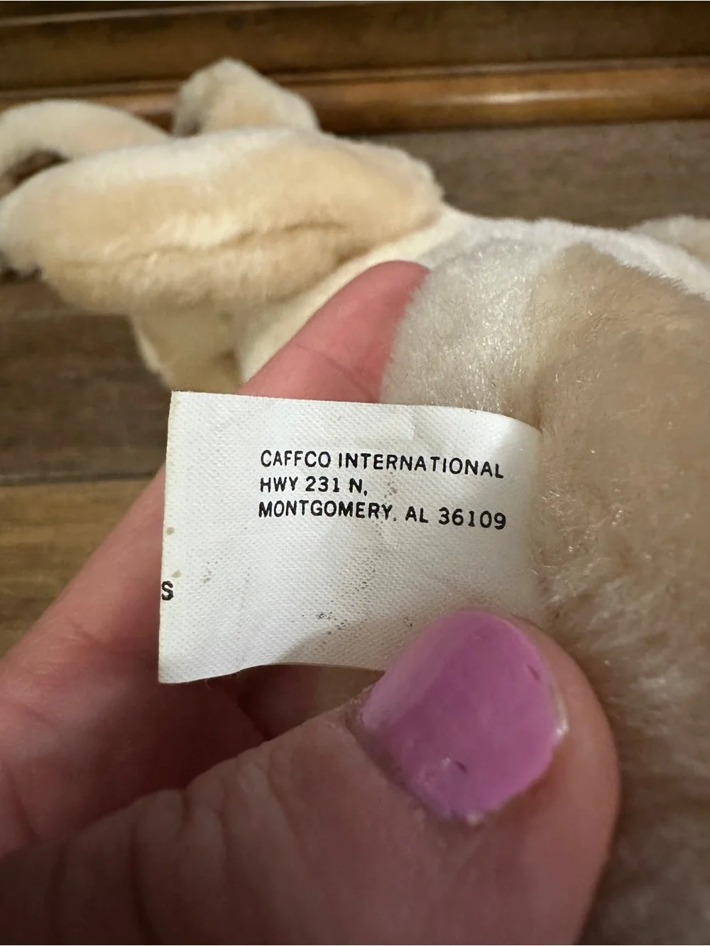 Plush Vintage Caffco International Jointed Bunny Rabbit Stuffed Animal Bend Ears